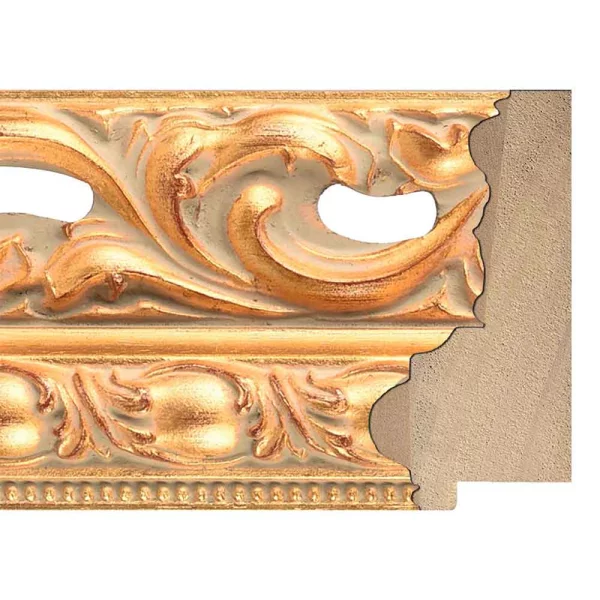 Cadre baroque Donna 15x20 cm | or | verre synthétique (1 mm)