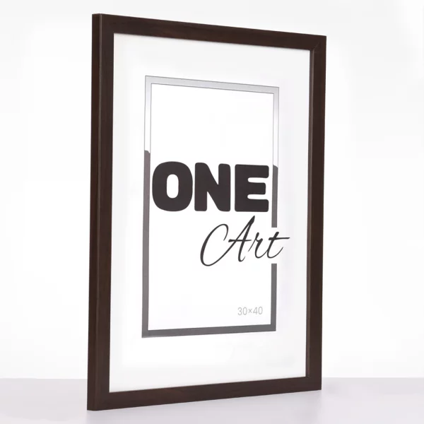 Holz-Bilderrahmen Hekla (MDF) 10x15 cm | Wenge | Kunstglas (1 mm)