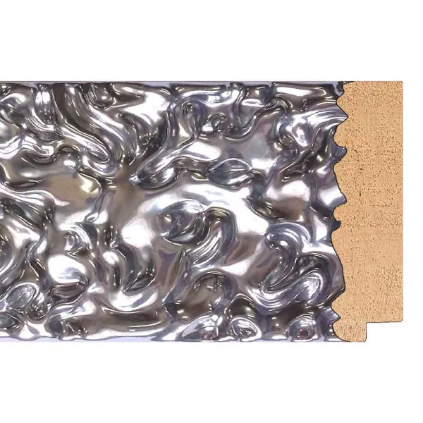 Cadre baroque Julia 15x20 cm | argent | verre synthétique (1 mm)