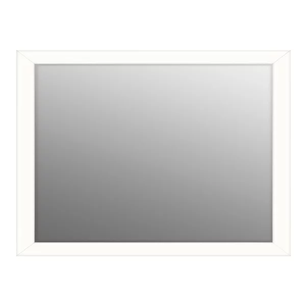 Specchiera Katla (MDF) 40x40 cm | bianco | Specchio (2 mm)