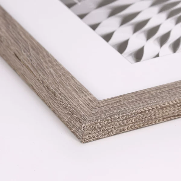 Cadre en bois Katla (MDF) 10x15 cm | brun clair | verre synthétique (1 mm)