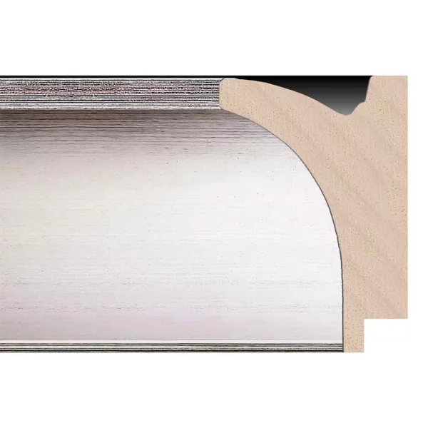 Cadre baroque Serena 15x20 cm | argent | verre synthétique (1 mm)