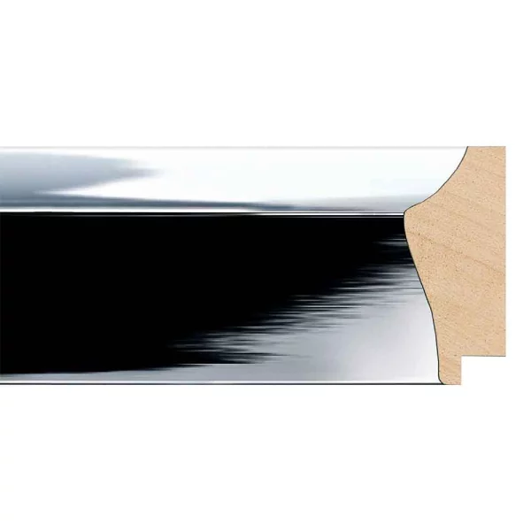 Cadre baroque Marta 15x20 cm | noir | verre synthétique (1 mm)