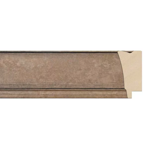 Barock Bilderrahmen Isabel 18x24 cm | kaffee | Kunstglas (1 mm)