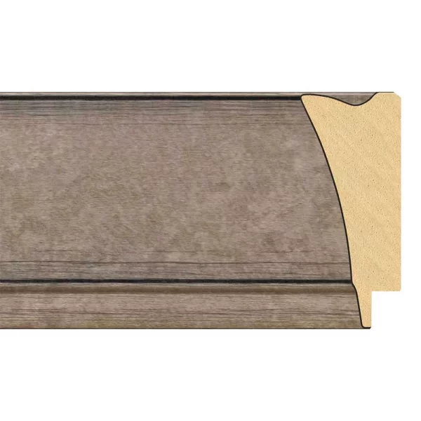 Barock Bilderrahmen Isa 42x59,4 cm (A2) | kaffee | Kunstglas (1 mm)