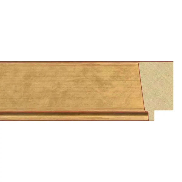 Cadre en bois Georgina 70x90 cm | or | verre synthétique (1 mm)