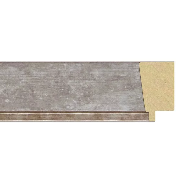Cadre en bois Georgina 70x90 cm | gris | verre synthétique (1 mm)