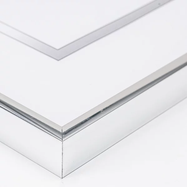 Aluminium lijst Amelia 10x15 cm | zilver, glanzend | kunstglas (1 mm)