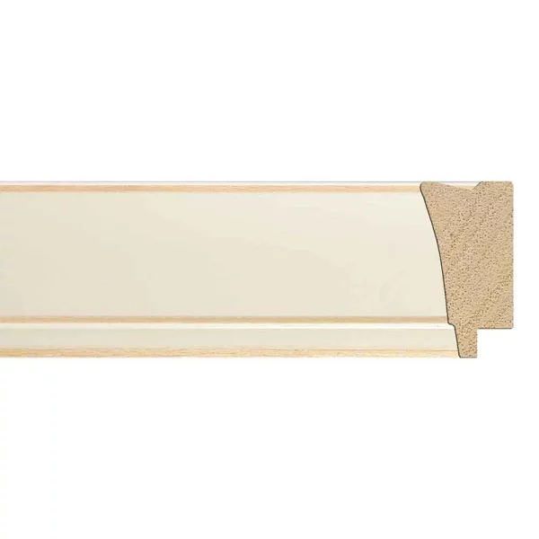 Cadre en bois Adela 15x20 cm | blanc | verre synthétique (1 mm)