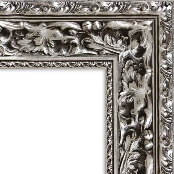 Wandspiegel Calinda - Exklusivrahmen 30x90 cm | Silber | Spiegel (2 mm)