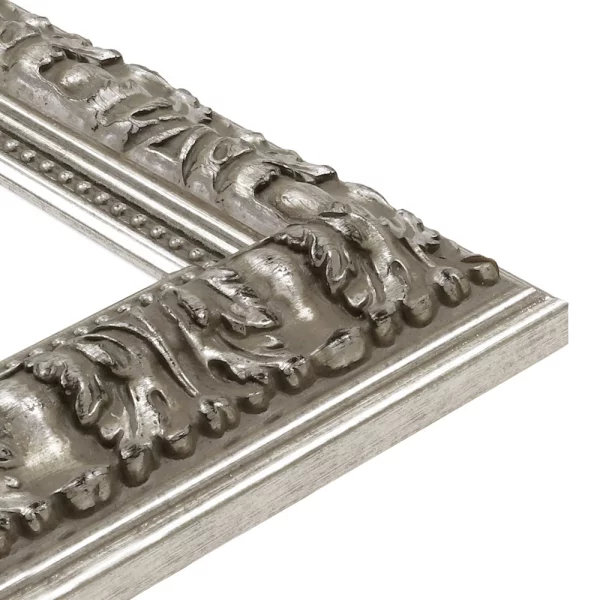 Wandspiegel Macondo nach Maß - Exklusivrahmen Silber | Spiegel (2 mm)