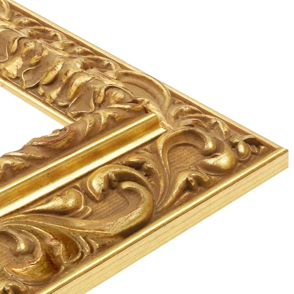 Wandspiegel Catema nach Maß - Exklusivrahmen Gold | Spiegel (2 mm)