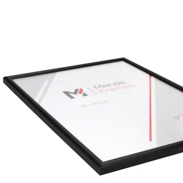 Cadre en bois Lofoi 20x30 cm | noir | verre standard (2 mm)