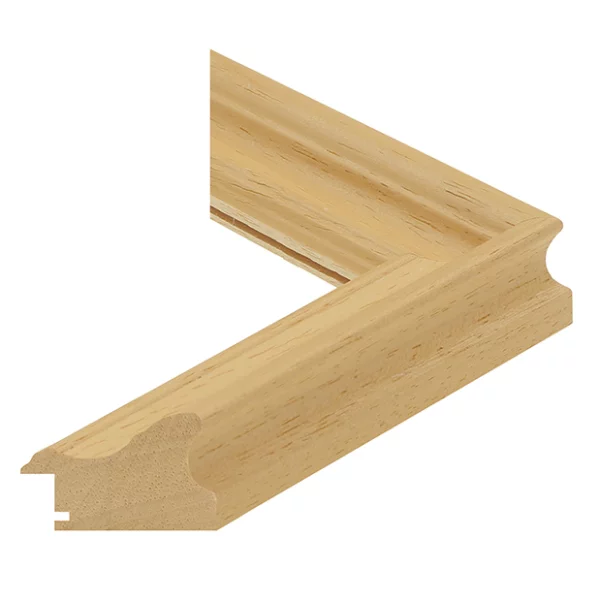 Cadre en bois Tugela sur mesure naturel | verre standard (2 mm)