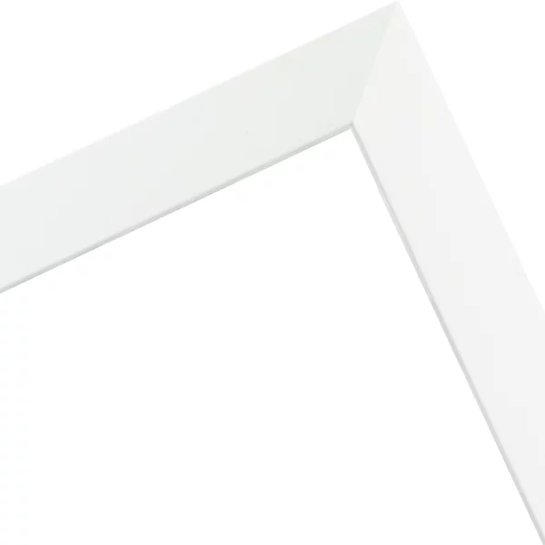 Cadre en bois Zaria sur mesure blanc | verre standard (2 mm)