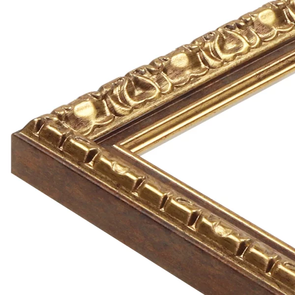 Kunststoff Bilderrahmen Sioma 42x59,4 cm (A2) | Gold | Normalglas (2 mm)