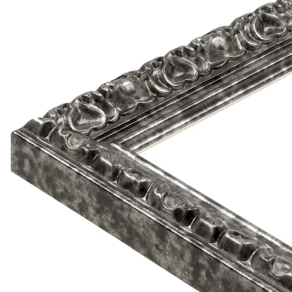 Kunststoff Bilderrahmen Sioma 18x24 cm | Silber | Antireflexglas mattiert (2 mm)