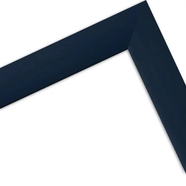 Cadre en bois Galet 14,8x21 cm (A5) | bleu foncé | verre standard (2 mm)