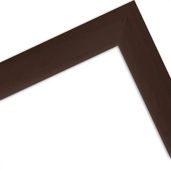Cadre en bois Galet 14,8x21 cm (A5) | noyer | verre standard (2 mm)