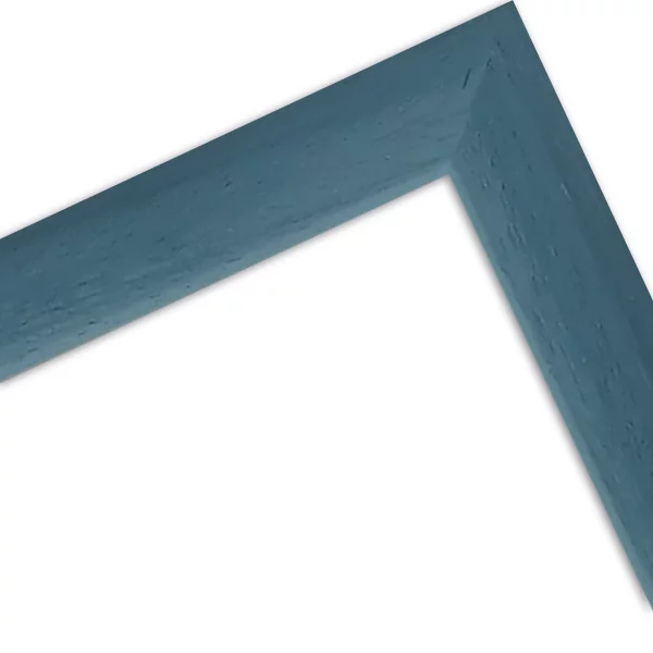 Cadre en bois Galet 14,8x21 cm (A5) | turquoise | verre standard (2 mm)