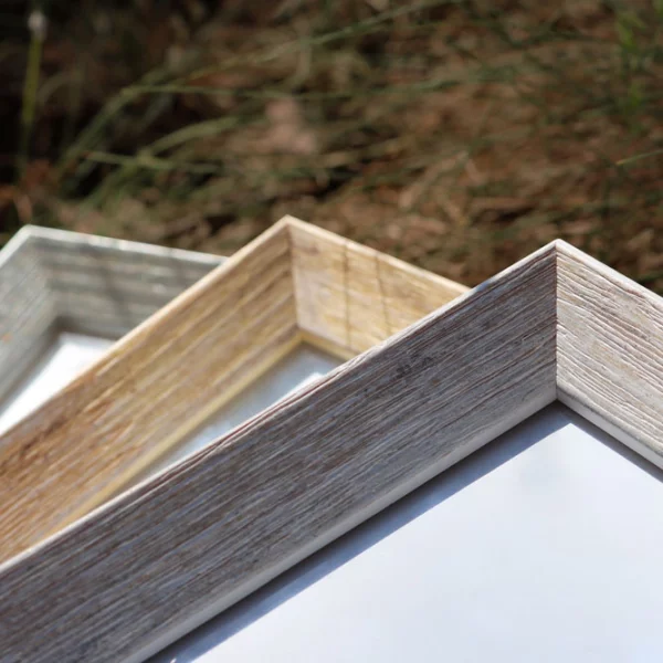 Holz Wandspiegel Mencuna nach Maß Weiß | Spiegel (2 mm)