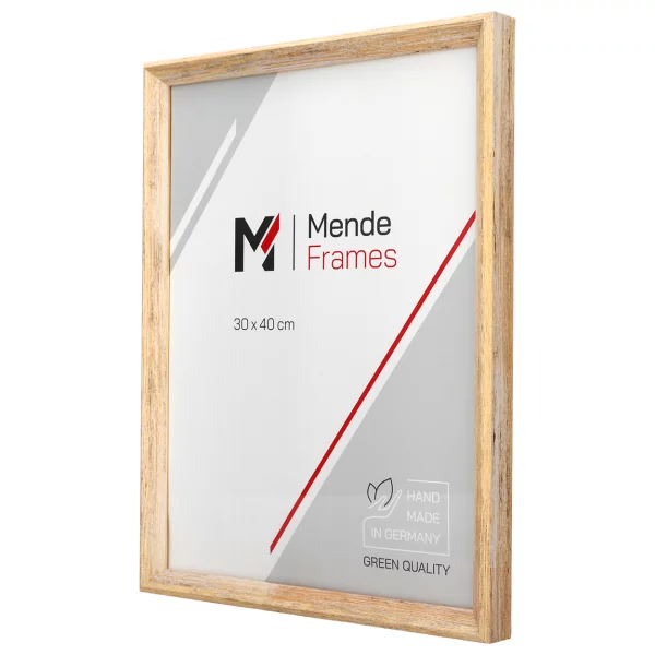 Holz-Bilderrahmen Mencuna 50x50 cm | Natur | Normalglas (2 mm)