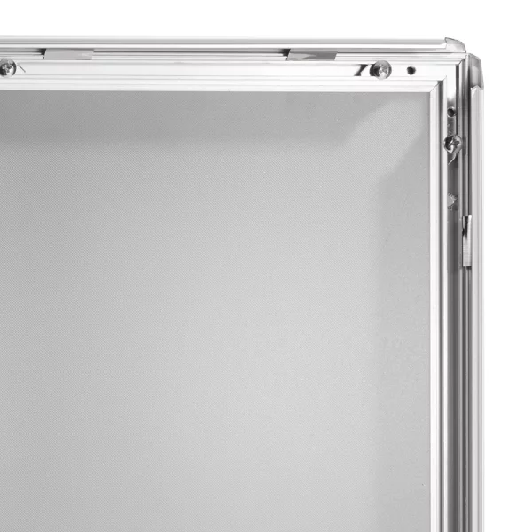 20 mm Klapprahmen 42x59,4 cm (A2) | silber | Kunstglas mattiert (1 mm)