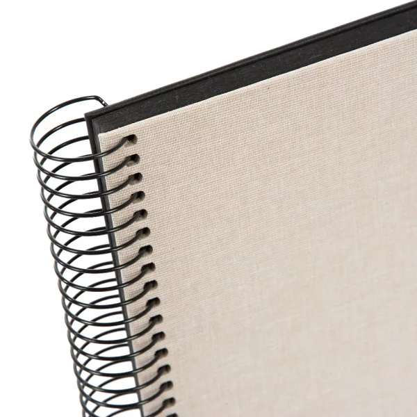 Spiralalbum Summertime - 40 schwarze Seiten zum Einkleben (17x24 cm) 17x24 cm (40 Seiten) | beige