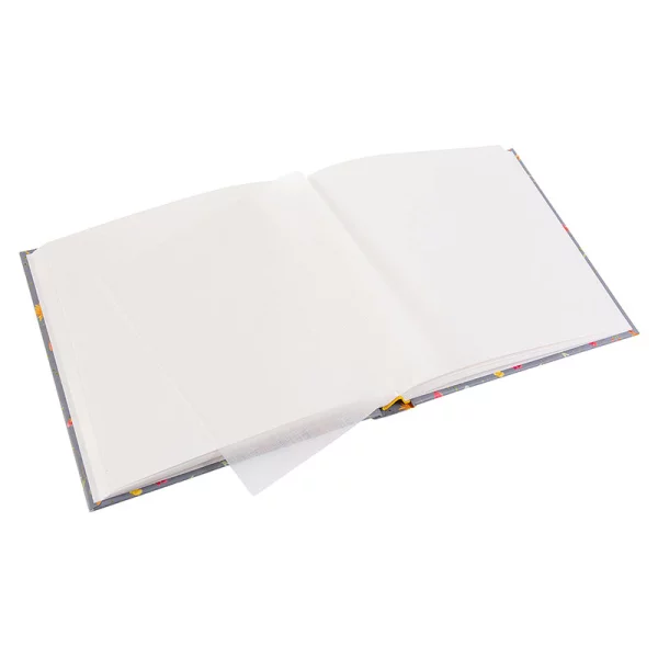 Fotoalbum Summer Day mit 60 weißen Seiten zum Einkleben, 25x25 cm 25x25 cm (60 Seiten) | grau