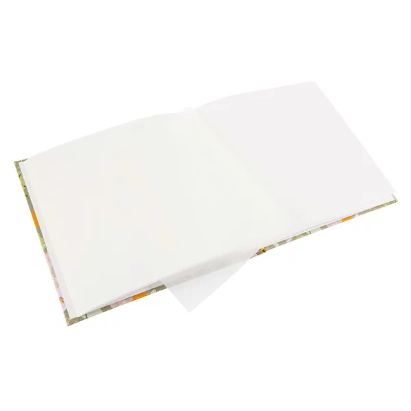 Fotoalbum Royal Lily mit 60 weißen Seiten zum Einkleben, 25x25 cm 25x25 cm (60 Seiten) | grün