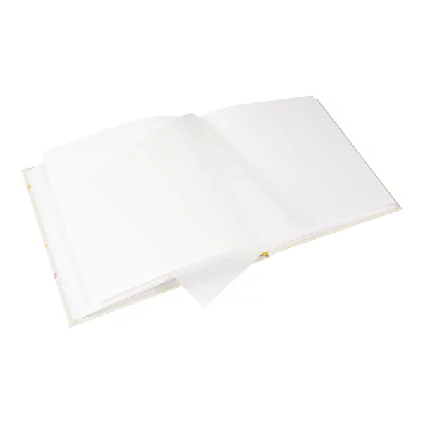 Fotoalbum Toy Zoo mit 60 weißen Seiten zum Einkleben, 25x25 cm 25x25 cm (60 Seiten) | beige