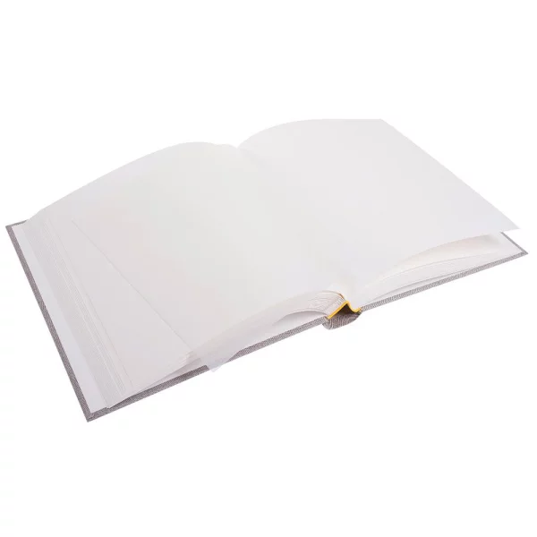 Fotoalbum Summertime Trend mit 60 weißen Seiten zum Einkleben, 30x31 cm 30x31 cm (60 Seiten) | grau