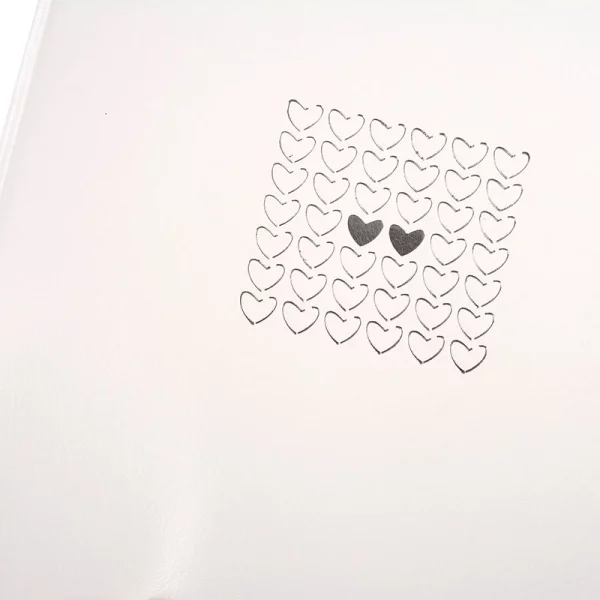 Fotoalbum Elegance mit 100 weißen Seiten zum Einkleben, 30x31 cm 30x31 cm (100 Seiten) | weiß