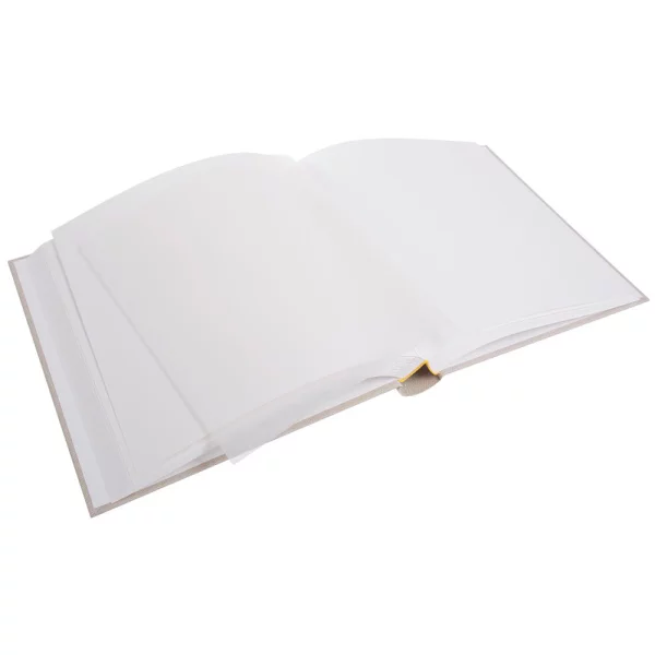 Fotoalbum Summertime Trend mit 100 weißen Seiten zum Einkleben, 30x31 cm 30x31 cm (100 Seiten) | beige