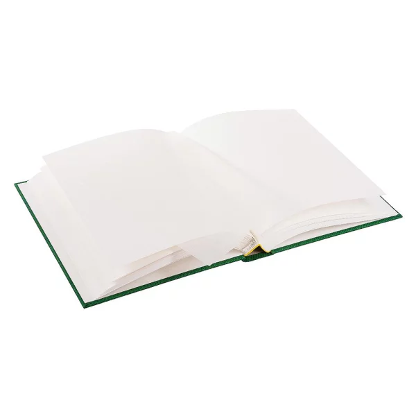 Fotoalbum Summertime Trend mit 100 weißen Seiten zum Einkleben, 30x31 cm 30x31 cm (100 Seiten) | dunkelgrün