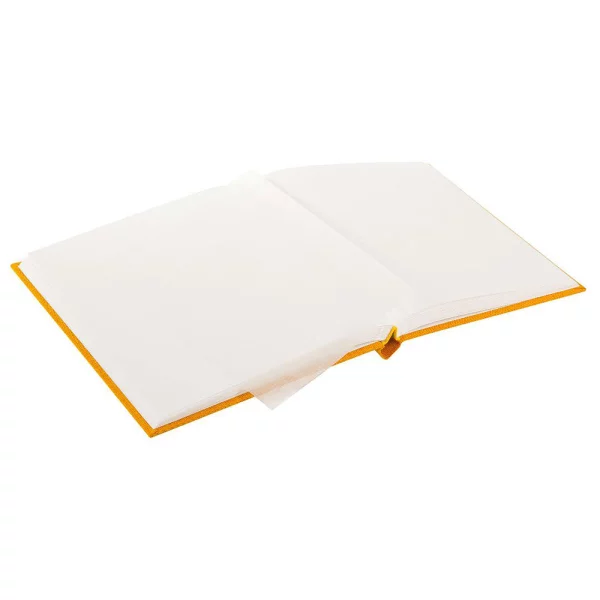 Fotoalbum Summertime Trend mit 100 weißen Seiten zum Einkleben, 30x31 cm 30x31 cm (100 Seiten) | gelb