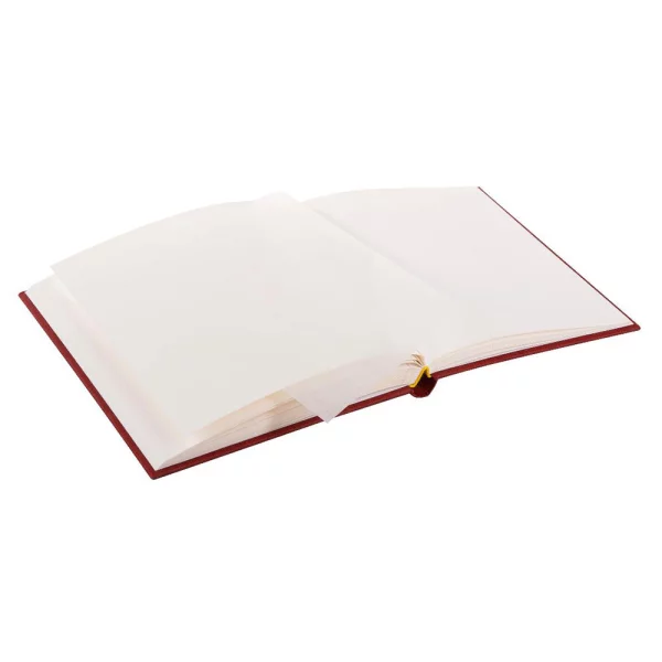 Fotoalbum Summertime Trend mit 100 weißen Seiten zum Einkleben, 30x31 cm 30x31 cm (100 Seiten) | rot