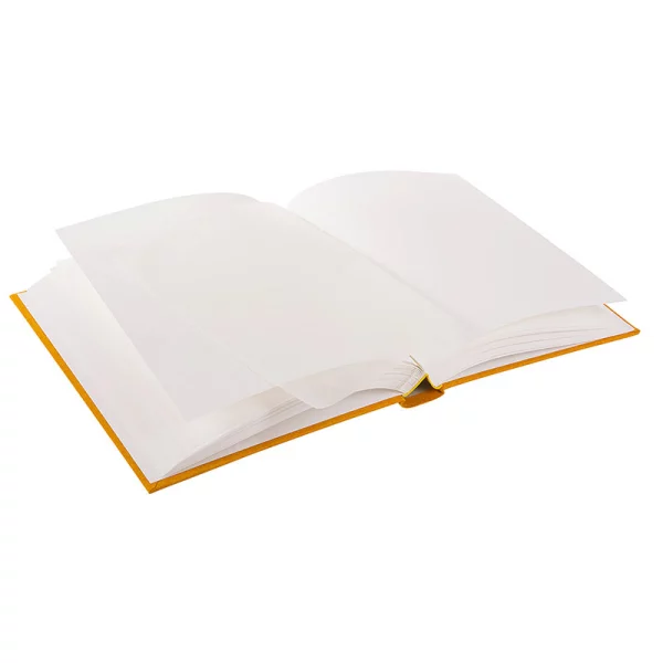 Fotoalbum Summertime Trend mit 100 weißen Seiten zum Einkleben, 35x36 cm 35x36 cm (100 Seiten) | gelb
