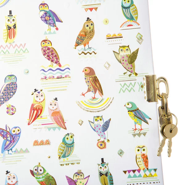 Tagebuch Owls - 96 weiße Seiten (16,5x16,5 cm) 16,5x16,5 cm (96 Seiten)
