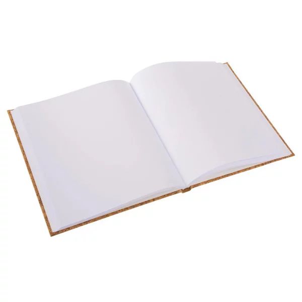 Gästebuch Kork mit 176 weißen Seiten, 23x25 cm 23x25 cm (176 Seiten)