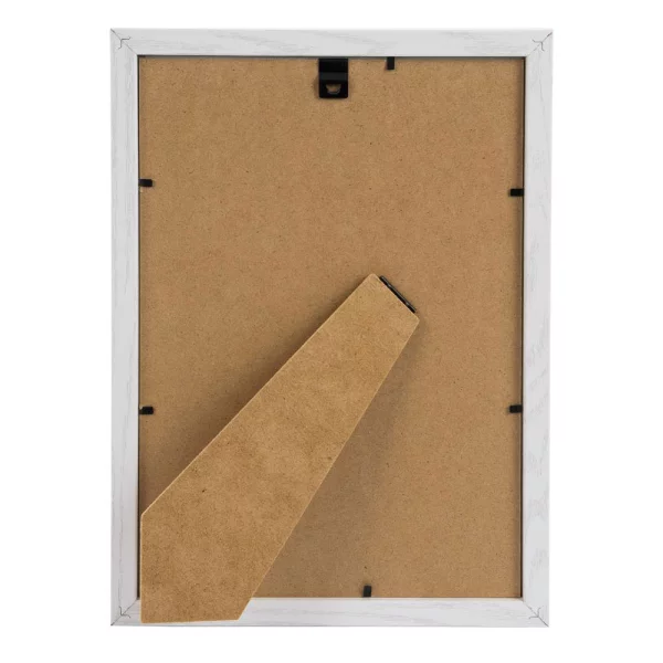 Holz Bilderrahmen Tallinn (MDF) 20x30 cm | weiß | Normalglas (2 mm)