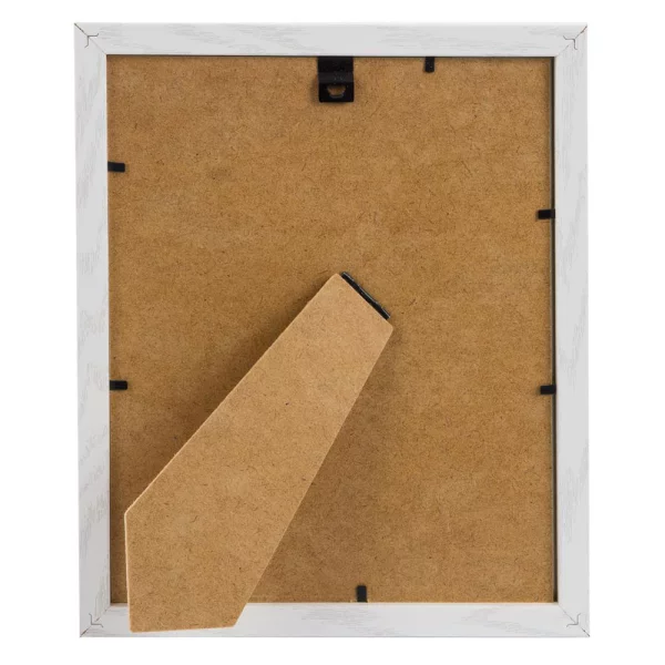 Holz-Bilderrahmen Tallinn (MDF) 20x25 cm | weiß | Normalglas (2 mm)