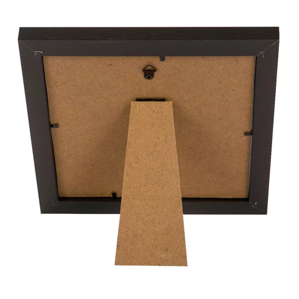 Holz-Bilderrrahmen Dream (MDF) 20x20 cm | schwarz | Normalglas (2 mm)