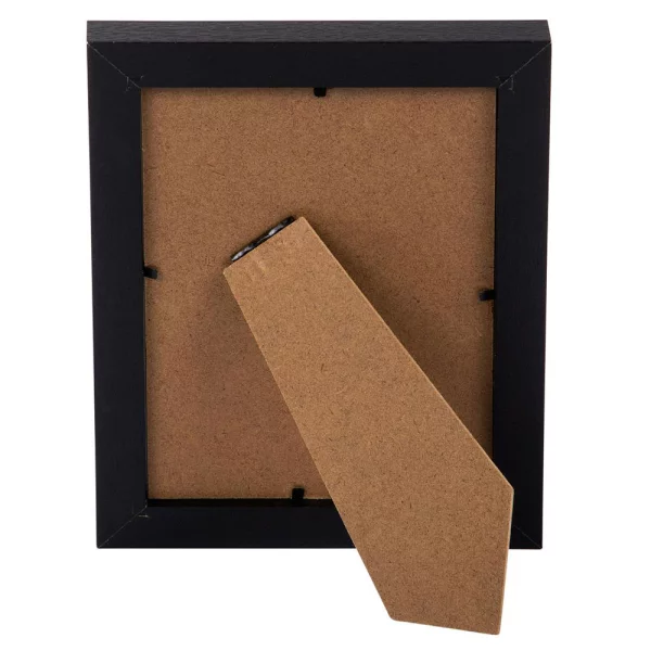 Holz-Bilderrrahmen Dream (MDF) 13x18 cm | schwarz | Normalglas (2 mm)