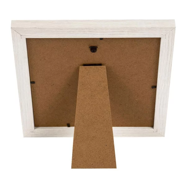 Holz-Bilderrrahmen Dream (MDF) 20x20 cm | weiß | Normalglas (2 mm)