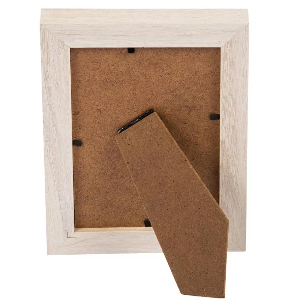 Holz-Bilderrahmen Dream (MDF) 10x15 cm | weiß | Normalglas (2 mm)