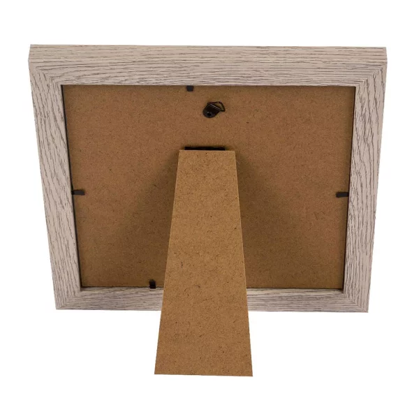 Holz-Bilderrrahmen Dream (MDF) 20x20 cm | grau | Normalglas (2 mm)