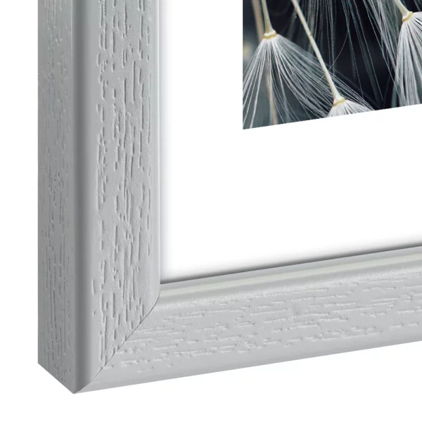 Kunststoff Bilderrahmen Breeze 30x40 cm | Grau | Normalglas (2 mm)