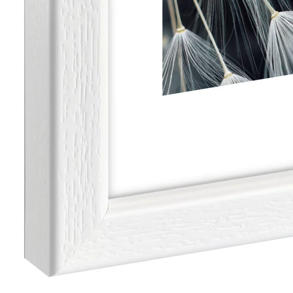 Kunststoff Bilderrahmen Breeze 30x40 cm | Weiß | Normalglas (2 mm)