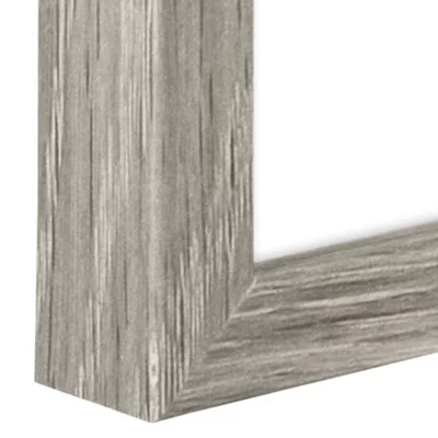 Holz Bilderrahmen Waves (MDF) 15x20 cm | Grau | Normalglas (2 mm)
